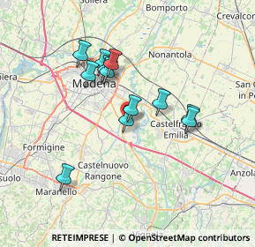 Mappa Via dei Narcisi, 41126 San Damaso MO, Italia (5.99)