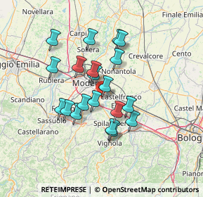 Mappa Via dei Narcisi, 41126 San Damaso MO, Italia (11.4525)