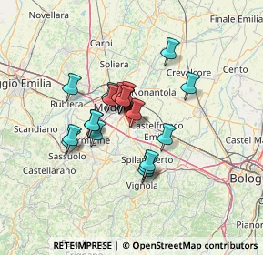 Mappa Via dei Narcisi, 41126 San Damaso MO, Italia (9.9745)