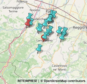 Mappa Str. Mulino Fabiola, 43013 Langhirano PR, Italia (11.214)