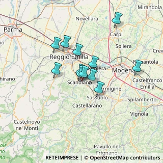 Mappa Via Don G. Minzoni, 42019 Scandiano RE, Italia (10.40333)