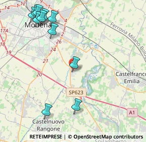 Mappa Via Degli Alpini, 41126 Modena MO, Italia (5.39)
