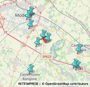 Mappa Via Degli Alpini, 41126 Modena MO, Italia (4.41545)