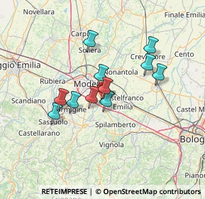 Mappa Via Degli Alpini, 41126 Modena MO, Italia (11.01727)