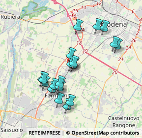 Mappa Stradello Turchetto, 41126 Casinalbo MO, Italia (3.3995)