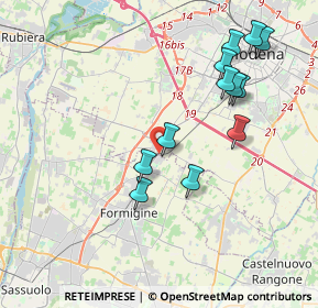 Mappa Stradello Turchetto, 41126 Casinalbo MO, Italia (3.94917)