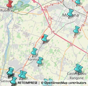 Mappa Stradello Turchetto, 41126 Casinalbo MO, Italia (7.4705)