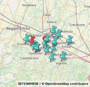 Mappa Stradello Turchetto, 41126 Casinalbo MO, Italia (9.45667)