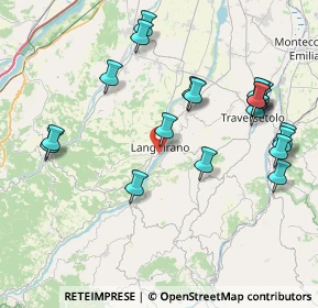 Mappa Via Martiri della Libertà, 43013 Langhirano PR, Italia (8.978)