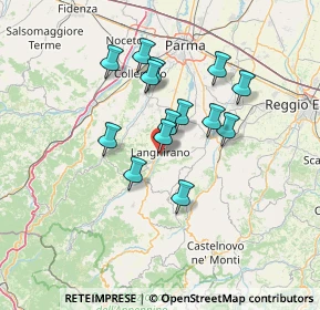 Mappa Via Martiri della Libertà, 43013 Langhirano PR, Italia (11.19857)