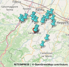 Mappa Via Martiri della Libertà, 43013 Langhirano PR, Italia (12.33158)