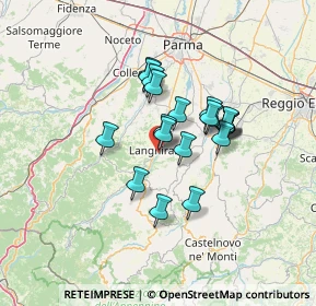 Mappa Via Martiri della Libertà, 43013 Langhirano PR, Italia (10.119)