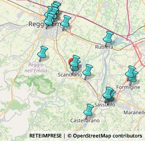 Mappa Via Nicolò dell'Abate, 42019 Scandiano RE, Italia (9.4075)