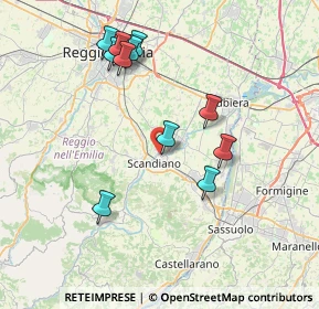 Mappa Via Nicolò dell'Abate, 42019 Scandiano RE, Italia (7.61273)