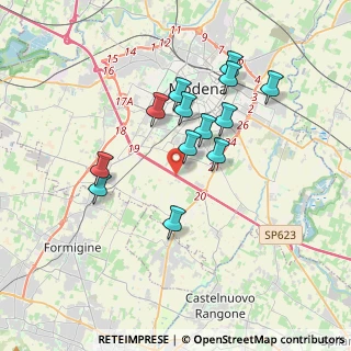 Mappa Complanare Luigi Einaudi, 41126 Modena MO, Italia (3.24923)