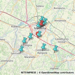 Mappa Complanare Luigi Einaudi, 41126 Modena MO, Italia (5.96417)