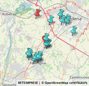 Mappa Via Camillo Guidelli, 41126 Baggiovara MO, Italia (3.5605)