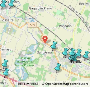 Mappa Via Sant Anna, 41013 San Cesario sul Panaro MO, Italia (3.30929)