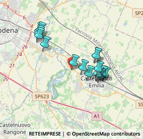 Mappa Via Sant Anna, 41013 San Cesario sul Panaro MO, Italia (3.20875)