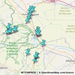 Mappa Via Leonardo da Vinci, 44011 Argenta FE, Italia (9.0505)