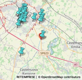 Mappa Via del Ponte, 41126 San Damaso MO, Italia (4.8695)