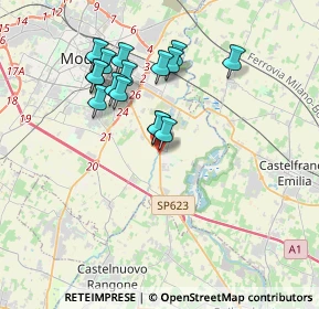 Mappa Via del Ponte, 41126 San Damaso MO, Italia (3.36688)