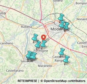 Mappa 41043 Modena MO, Italia (7.55077)