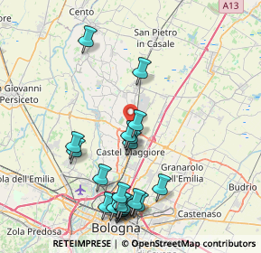 Mappa Via N. Gamberini, 40050 Argelato BO, Italia (8.7965)