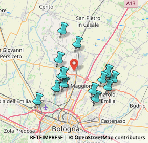 Mappa Via N. Gamberini, 40050 Argelato BO, Italia (6.622)