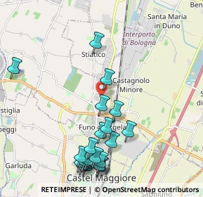 Mappa Via N. Gamberini, 40050 Argelato BO, Italia (2.3495)