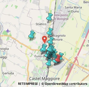 Mappa Via N. Gamberini, 40050 Argelato BO, Italia (1.431)