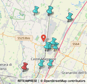 Mappa Via N. Gamberini, 40050 Argelato BO, Italia (4.39231)