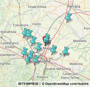 Mappa Via N. Gamberini, 40050 Argelato BO, Italia (11.96571)