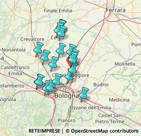 Mappa Via N. Gamberini, 40050 Argelato BO, Italia (11.49421)