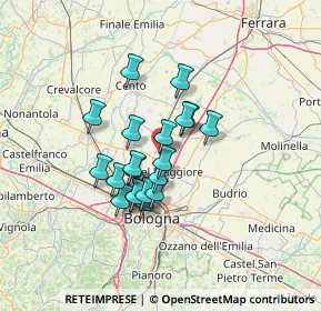 Mappa Via N. Gamberini, 40050 Argelato BO, Italia (10.069)