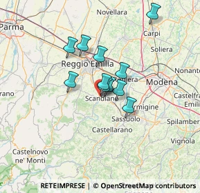 Mappa Via Rachel Corrie, 42019 Scandiano RE, Italia (9.28182)