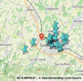 Mappa Via Rachel Corrie, 42019 Scandiano RE, Italia (1.34)