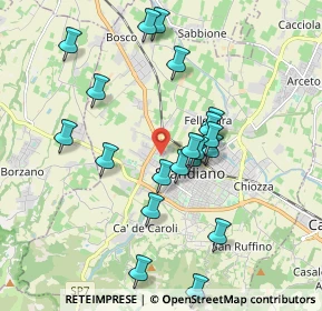 Mappa Via Rachel Corrie, 42019 Scandiano RE, Italia (1.849)