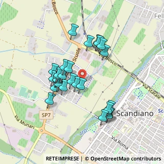 Mappa Via Rachel Corrie, 42019 Scandiano RE, Italia (0.40741)