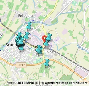 Mappa Via G. Fattori, 42019 Scandiano RE, Italia (0.9965)