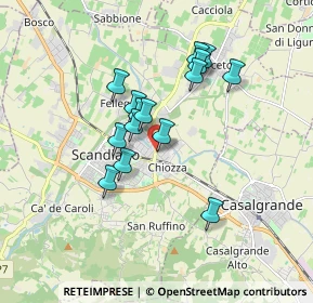 Mappa Via G. Fattori, 42019 Scandiano RE, Italia (1.43333)