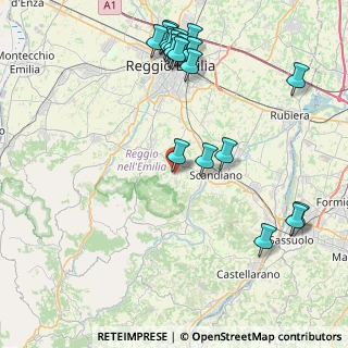 Mappa Via L. Ariosto, 42020 Borzano RE, Italia (10.137)