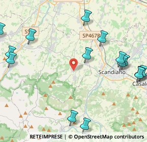 Mappa Via L. Ariosto, 42020 Borzano RE, Italia (6.4845)