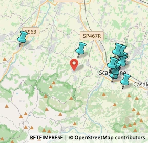 Mappa Via L. Ariosto, 42020 Borzano RE, Italia (4.43333)