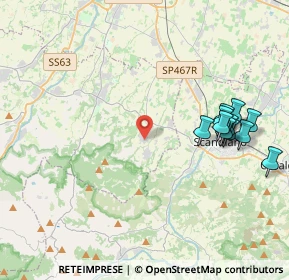 Mappa Via L. Ariosto, 42020 Borzano RE, Italia (4.96167)
