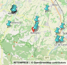 Mappa Via G. Chierici, 42020 Borzano RE, Italia (2.8275)
