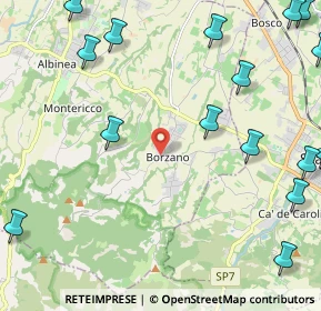 Mappa Via G. Chierici, 42020 Borzano RE, Italia (3.4915)