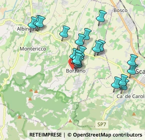 Mappa Via G. Chierici, 42020 Borzano RE, Italia (1.7465)