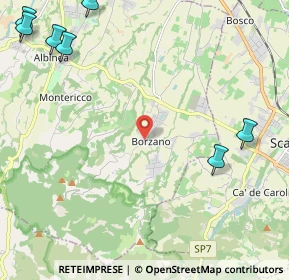 Mappa Via G. Chierici, 42020 Borzano RE, Italia (4.079)