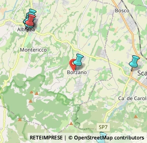 Mappa Via G. Chierici, 42020 Borzano RE, Italia (3.8425)